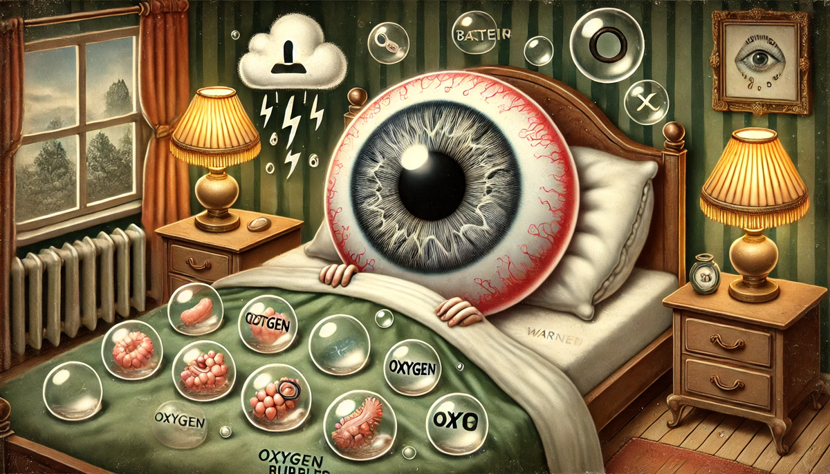 Почему нельзя спать в контактных линзах