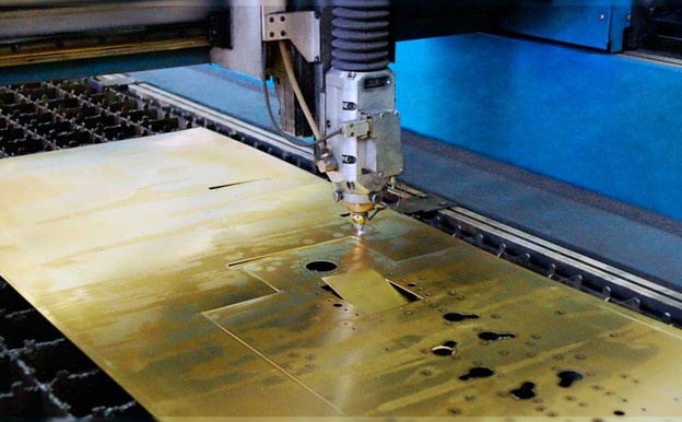 Лазерная резка латуни