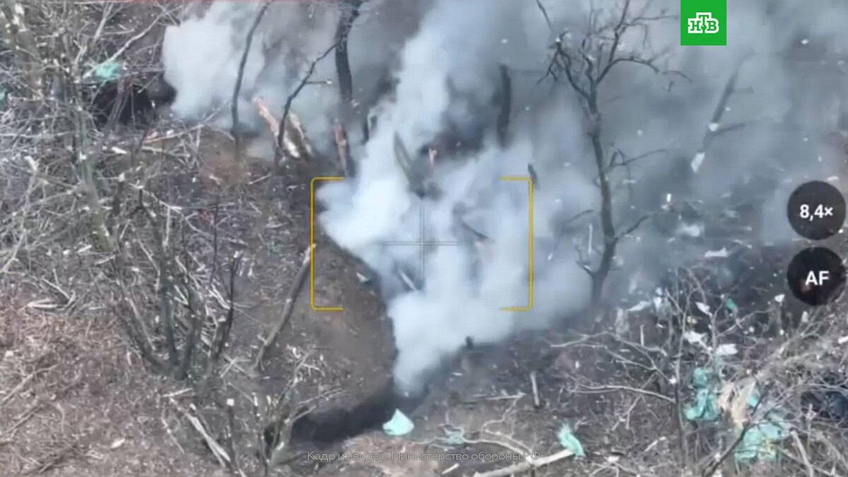    Минобороны РФ показало видео освобождения Песчаного в ДНР