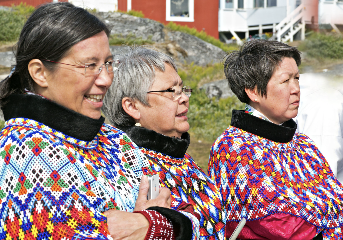 Коренные жительницы Гренландии