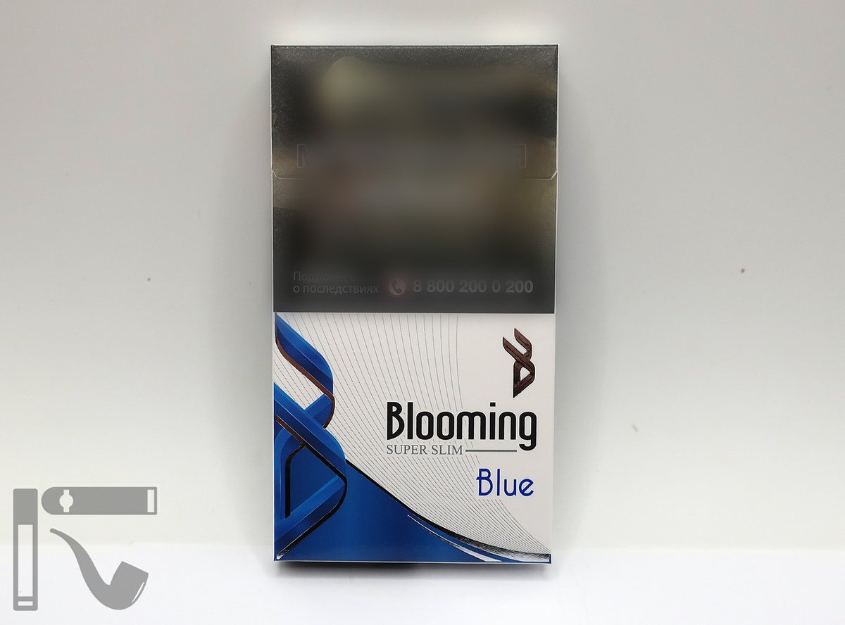 Сигареты Blooming Blue. Фото: © канал "Уголок Курильщика"