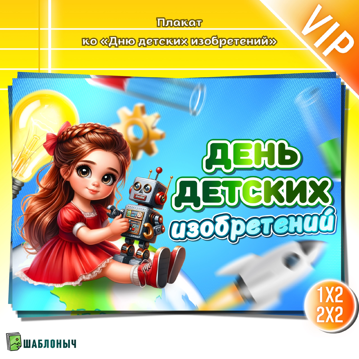 Плакат ко «Дню детских изобретений»