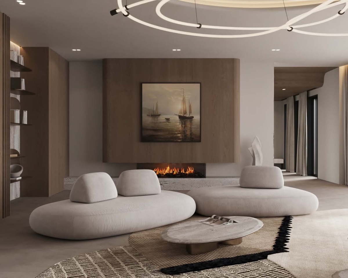 Все фотографии из дизайн-проекта загородного дома в Подмосковье, который готовила студия   Premier Home
