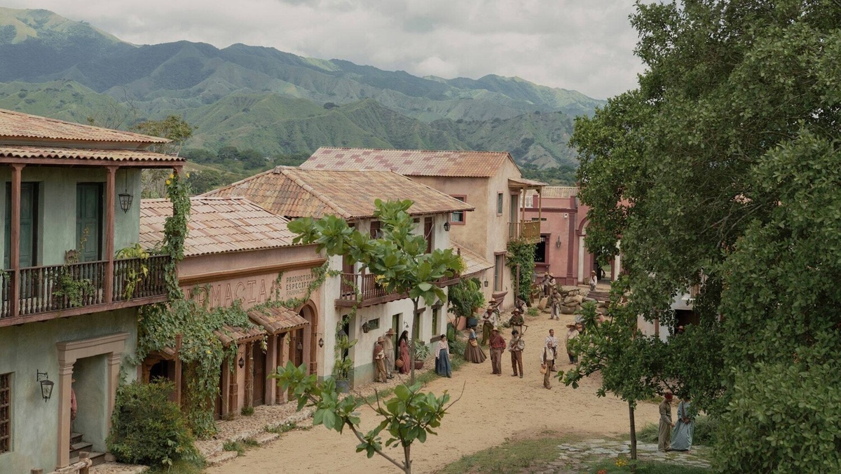 Кадр из сериала «Сто лет одиночества», 2024 год, режиссеры Алекс Гарсиа Лопес и Лаура Мора Ортега