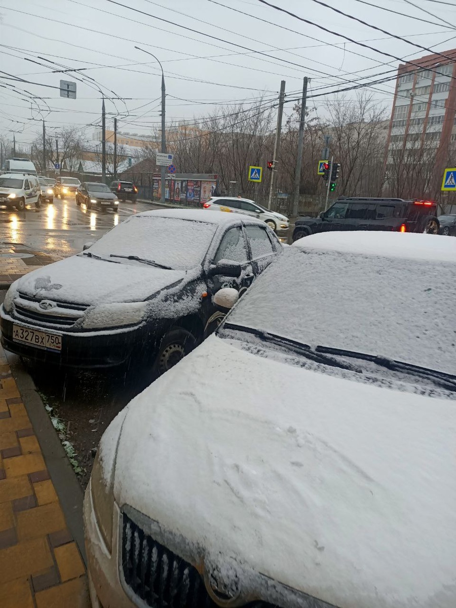 Снег в Краснодаре