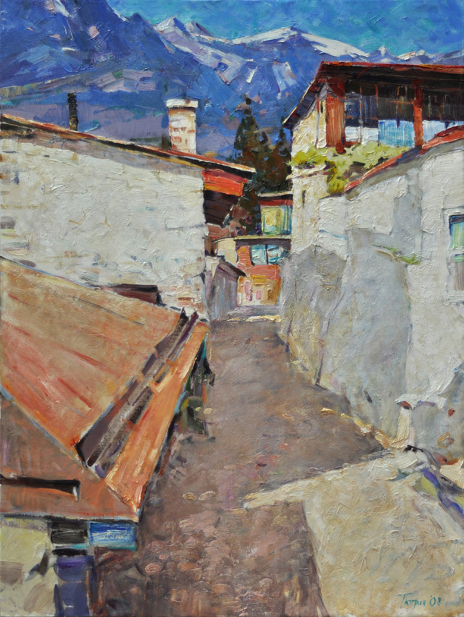 Тютрин Петр. Алупка 90х120 холст, масло 2008 год