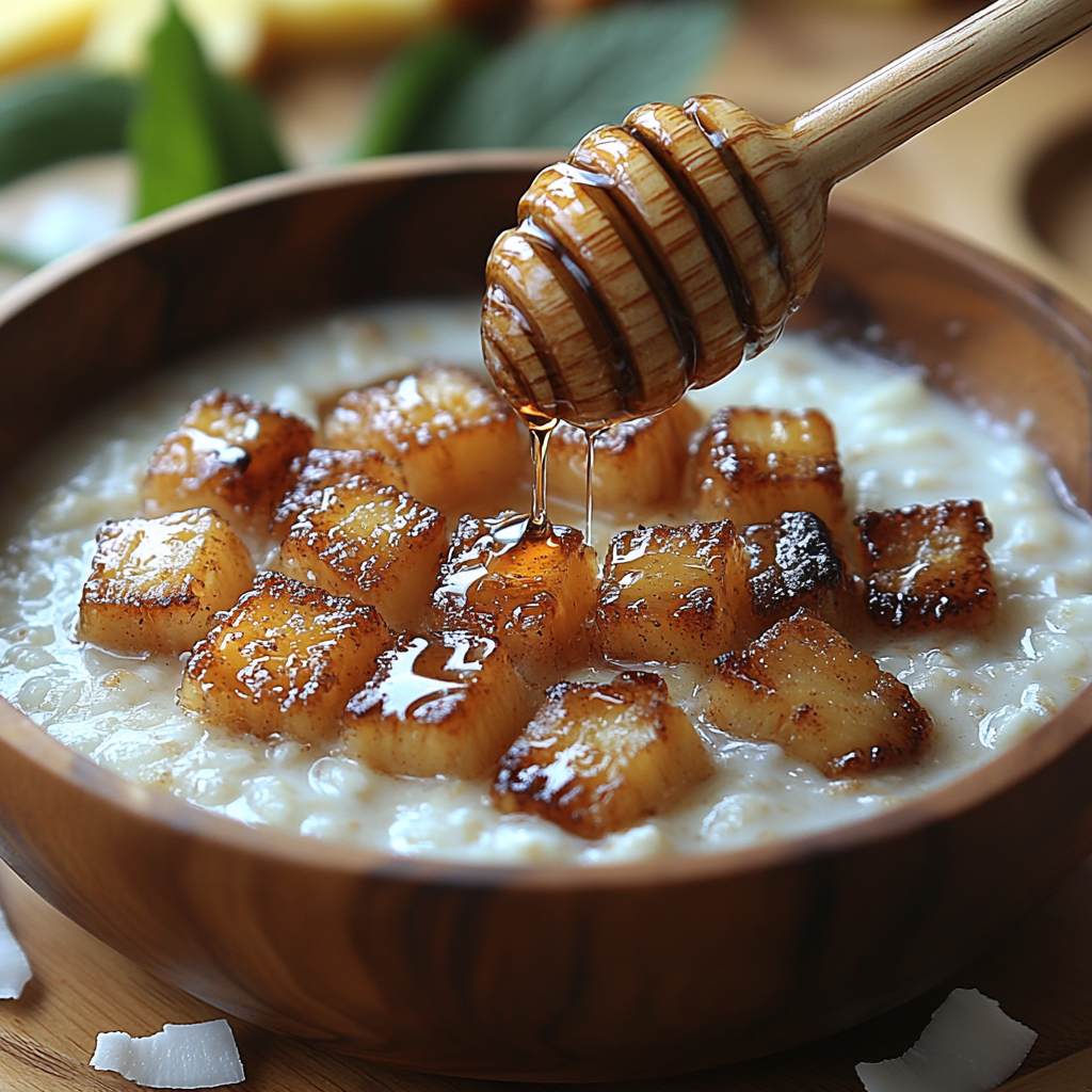 Рисовая каша с кокосовым молоком 