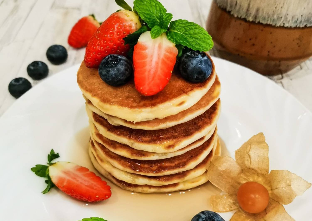 Панкейки на кефире — мини-блины, которые хочется есть ложкой