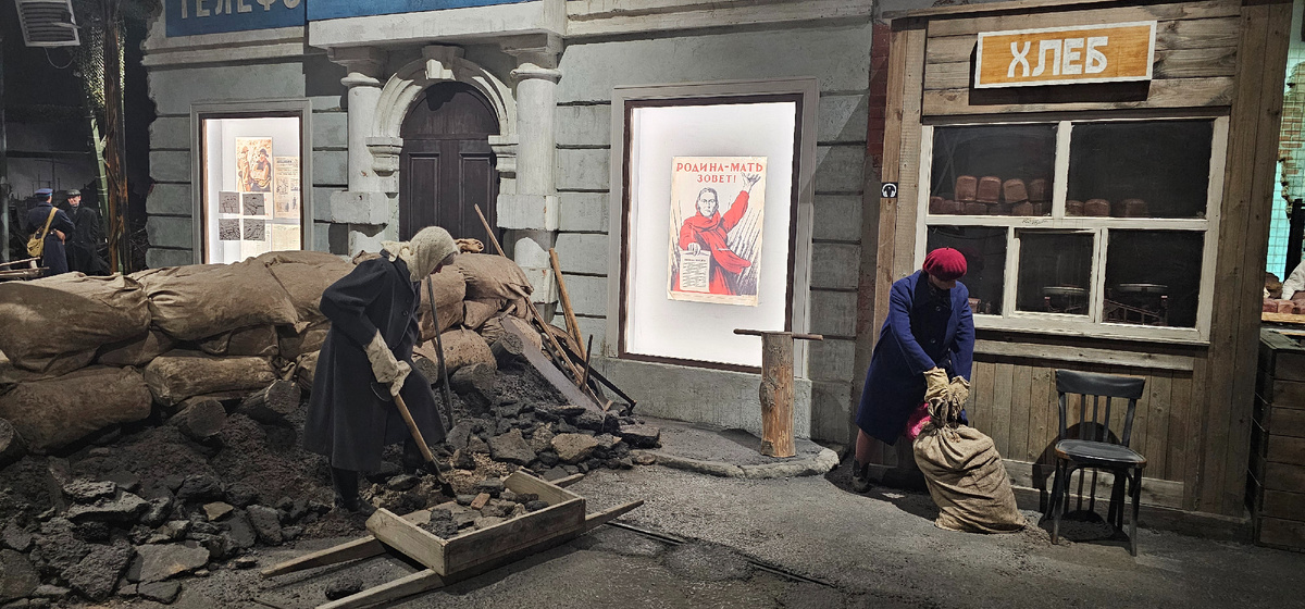 Экспозиция в музее обороны Тулы