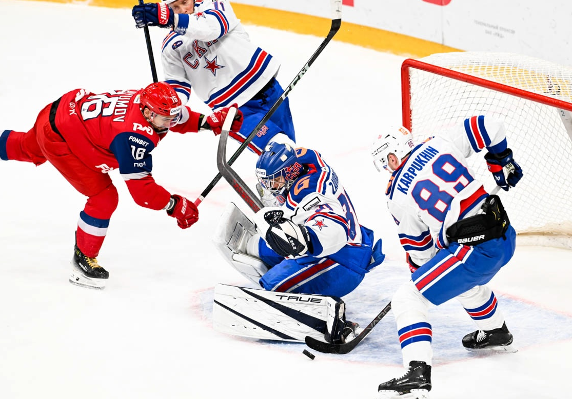 СКА и "Локомотив" выдали крутой матч в Ярославле. Фото: ХК СКА