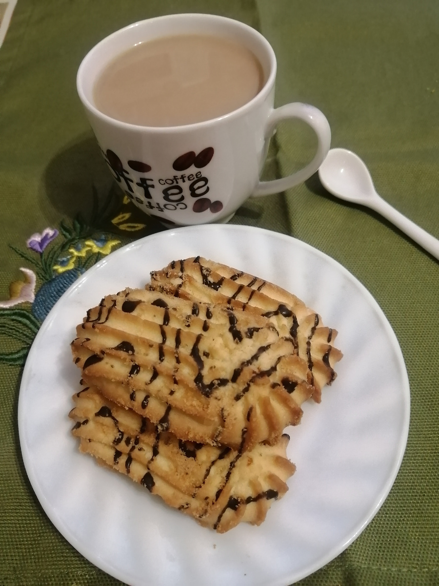 Кофе с печеньем. 