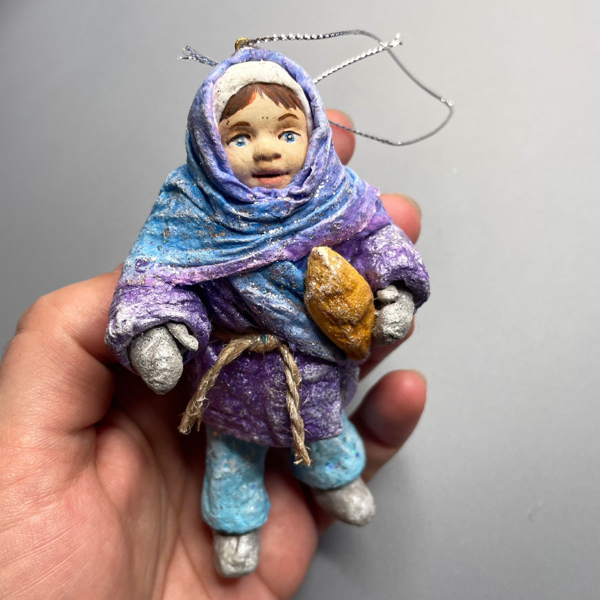 Моя первая ватная девочка. Такая милашка 🥰 