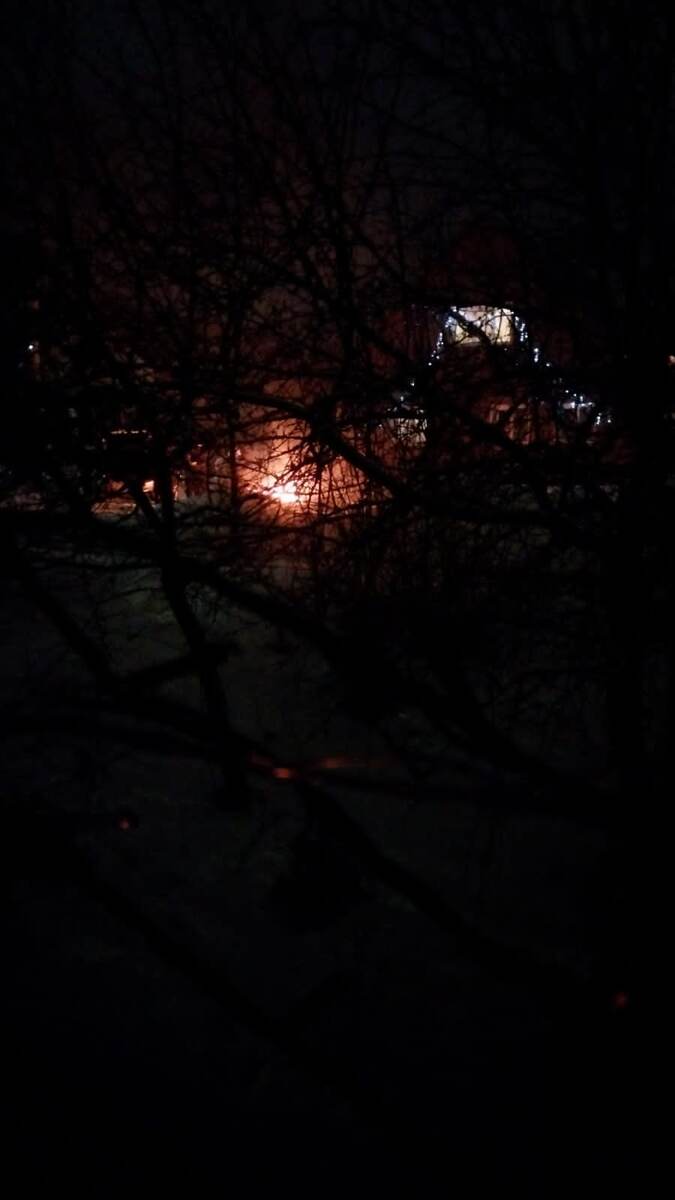 У нас сегодня жгут на улицах костры. 