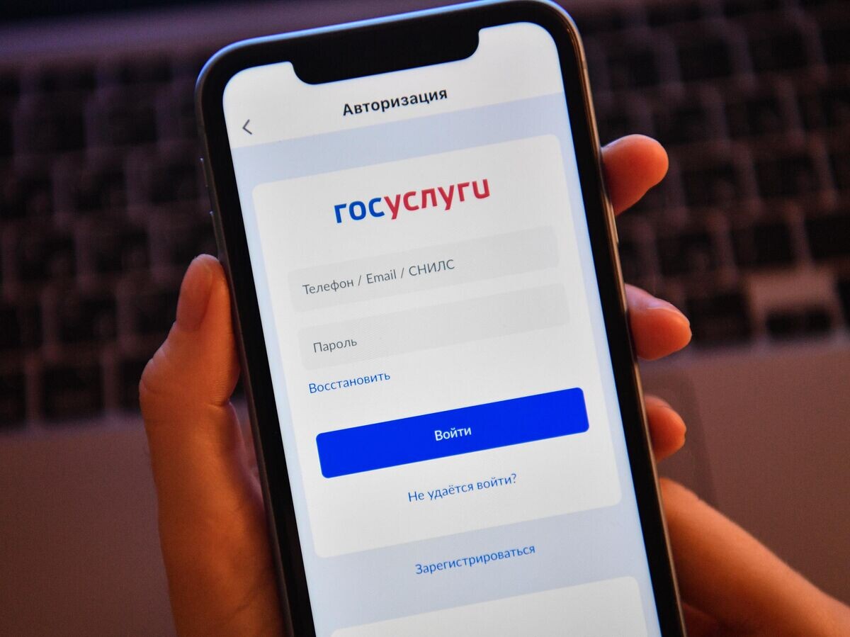    Мобильное приложение справочно-информационного интернет-портала Госуслуги© РИА Новости / Александр Кряжев