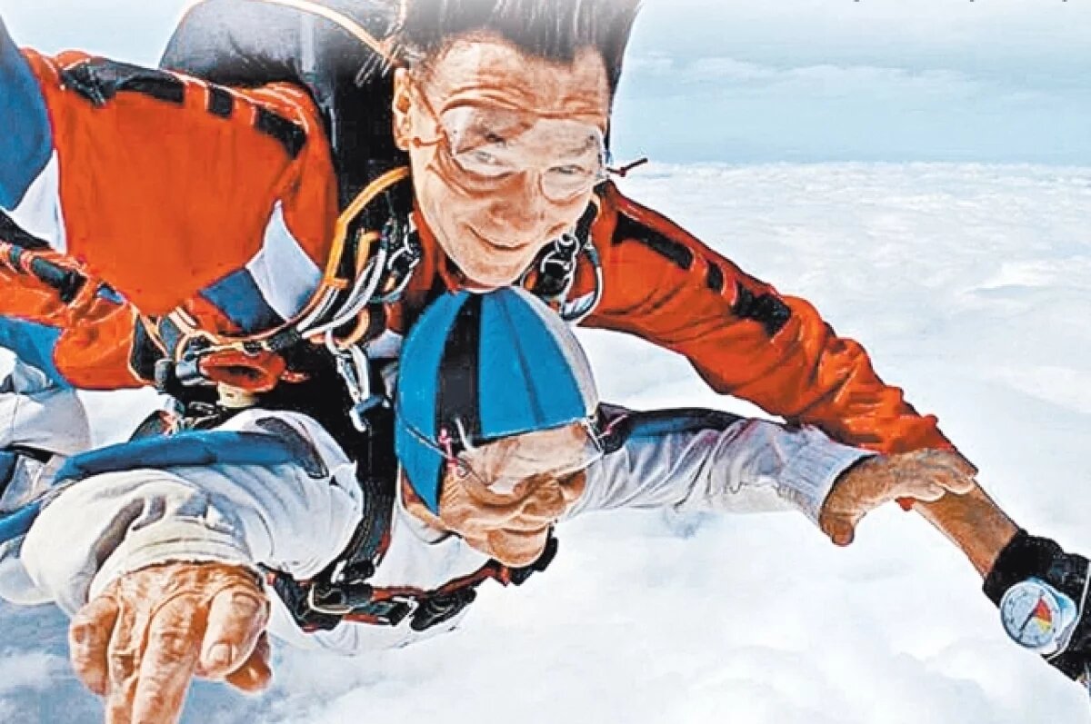    «Стальная бабушка» отмечает 103-летие и планирует 4-й прыжок с парашютом