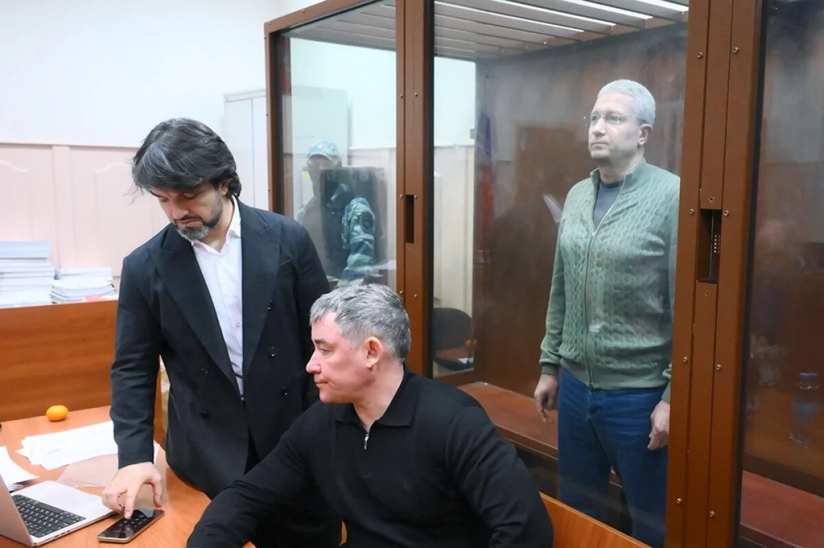    Экс-замминистра обороны России Тимур Иванов в зале суда.