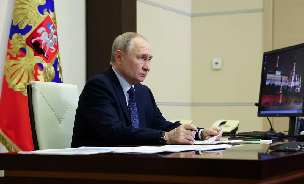 Президент России Владимир Владимирович Путин в четверг. Американские чиновники прилагают большие усилия, чтобы предупредить г-на Путина о прекращении диверсионного плана с использованием воздушных судов © Pool photo by Alexander Kazakov
