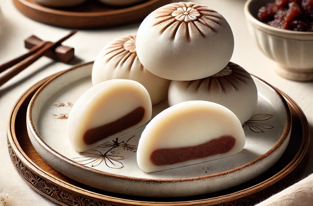 Японский десерт "Моти" 
