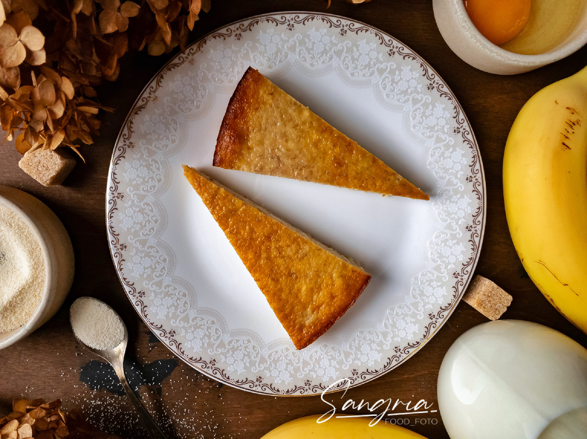 Запеканка с бананами 