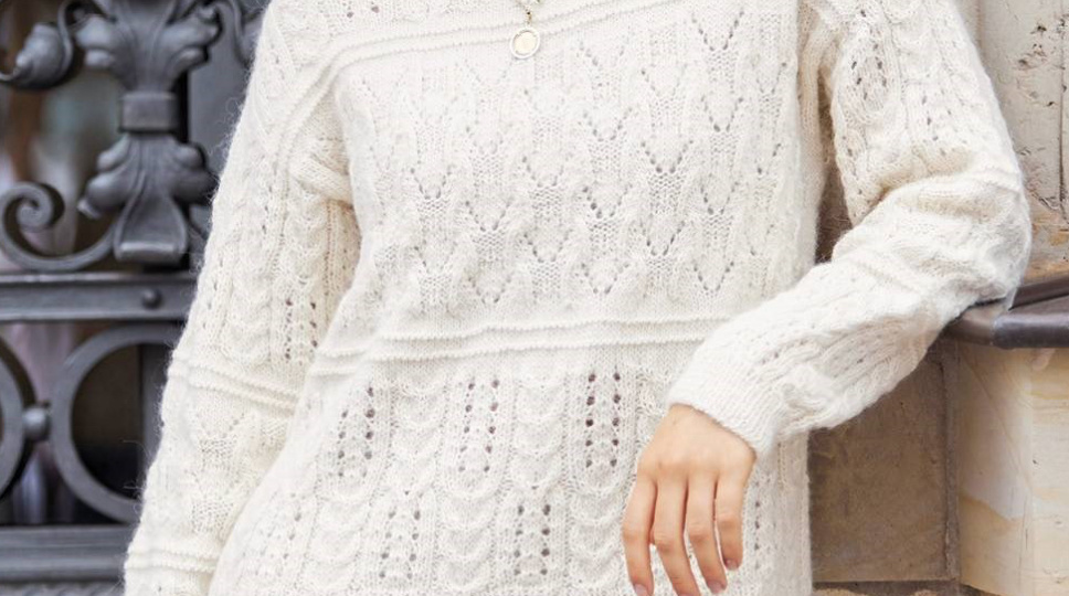 Ажурные вязаные джемпера. 5 схем для вязания спицами