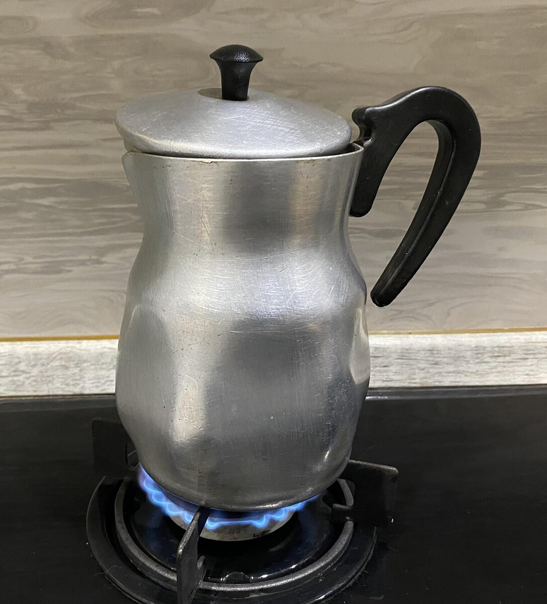 Кофейник для варки кофе, советский товар. Фото автора