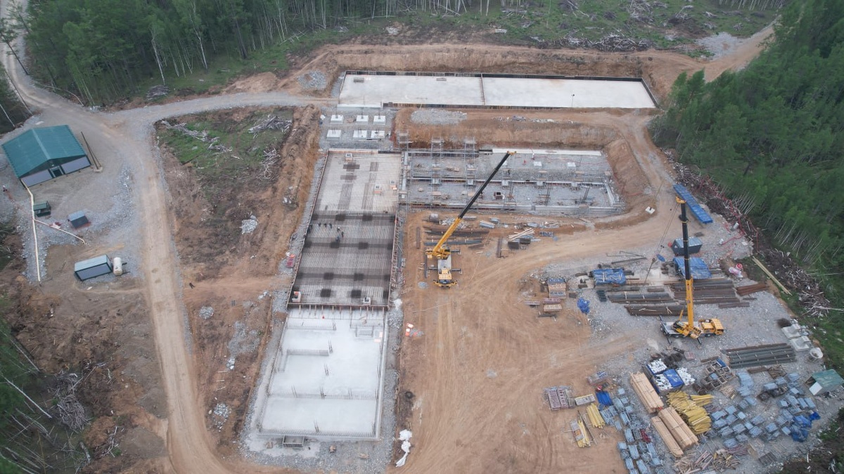 Здания Култуминский ГОКа из сэндвич панелей и металлоконструкций