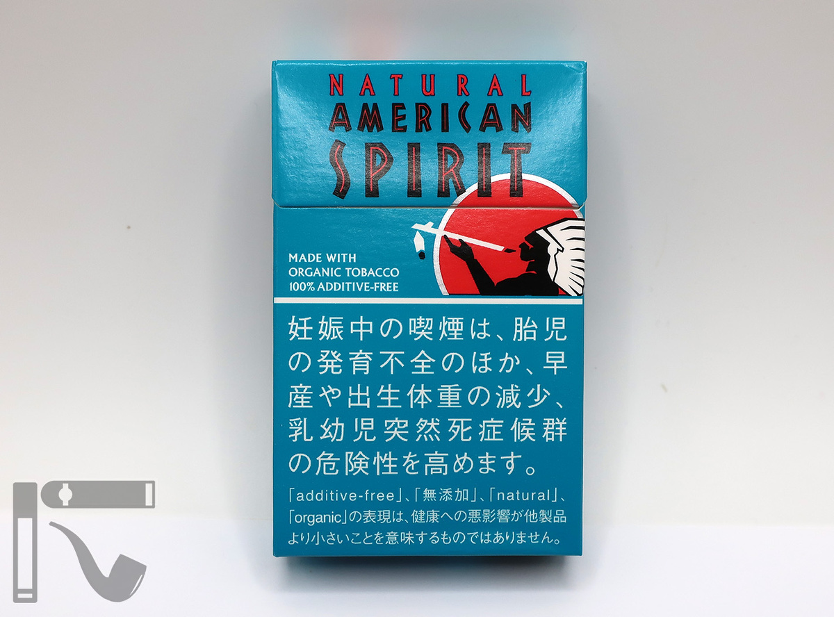 Сигареты Natural American Spirit Organic Leaf Turquoise. Фото: © канал "Уголок Курильщика"