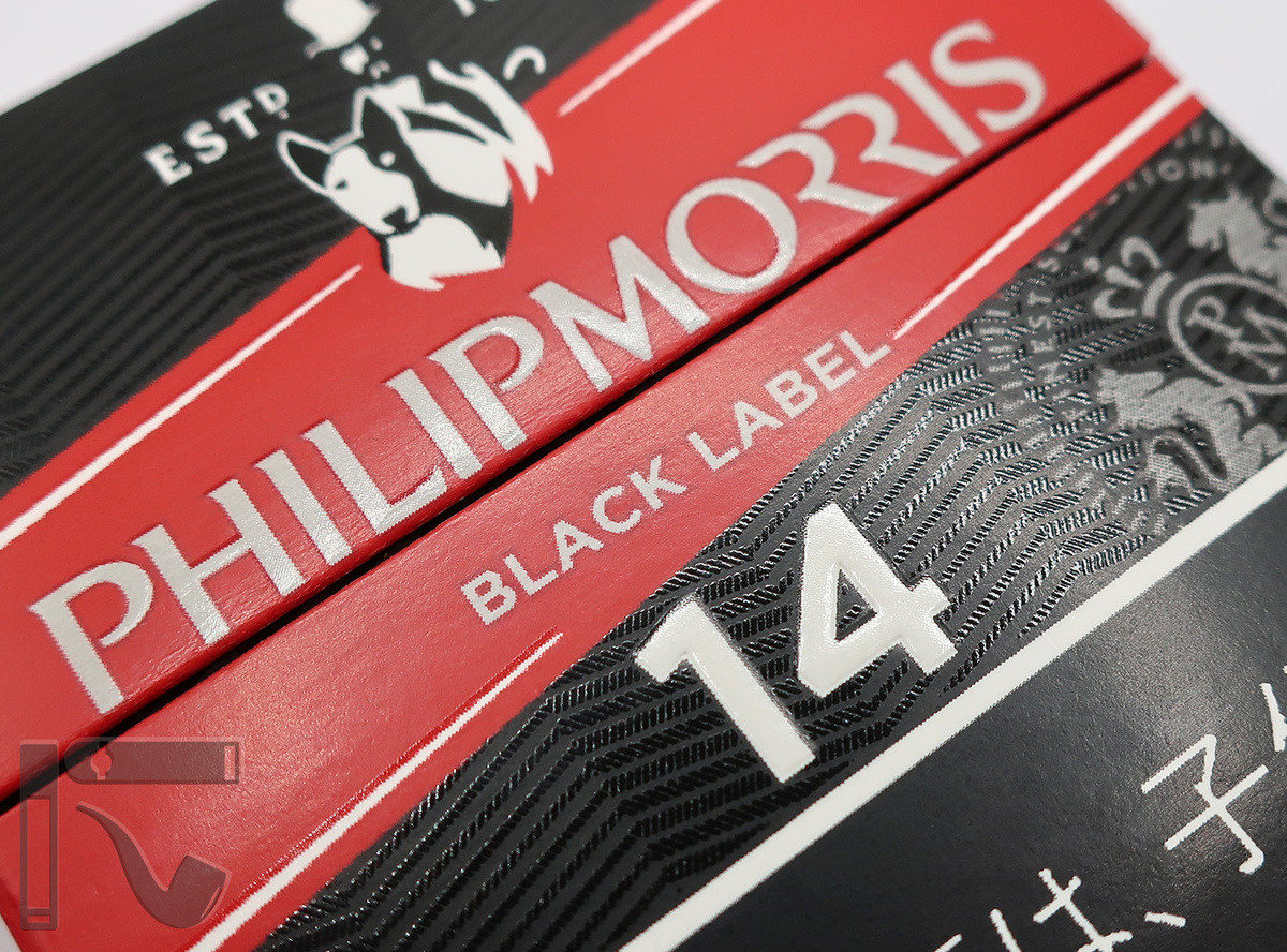 Сигареты Philip Morris Black Label 14. Фото: © канал "Уголок Курильщика"