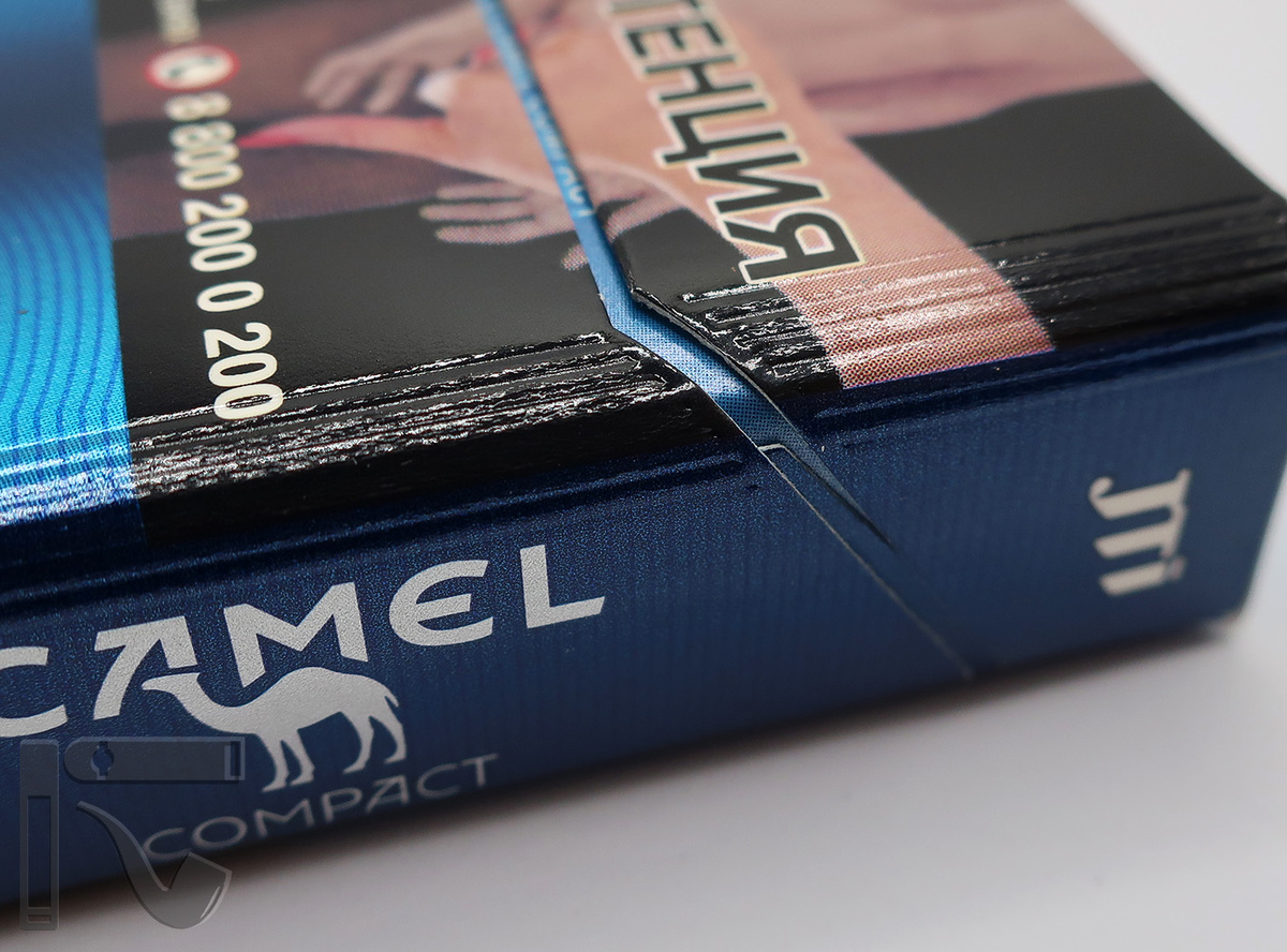 Дубль на сигареты Camel Blue Compact. Фото: © канал "Уголок Курильщика"