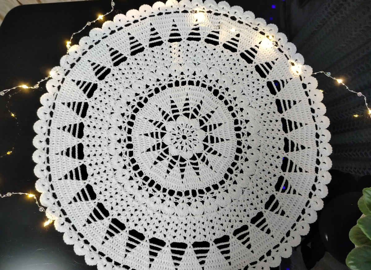 Моя новогодняя салфетка.