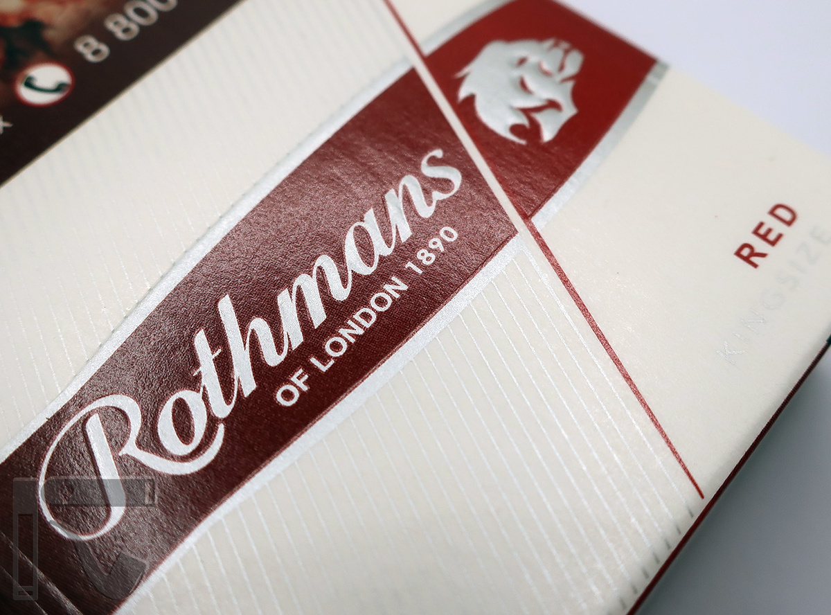 Дубль на сигареты Rothmans Royals Red. Фото: © канал "Уголок Курильщика"