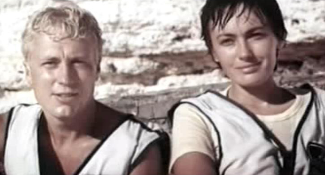 Кадр из фильма. Олег Штефанко в роли Сергея Дроздова и Лариса Гузеева в роли Натальи Озерниковой