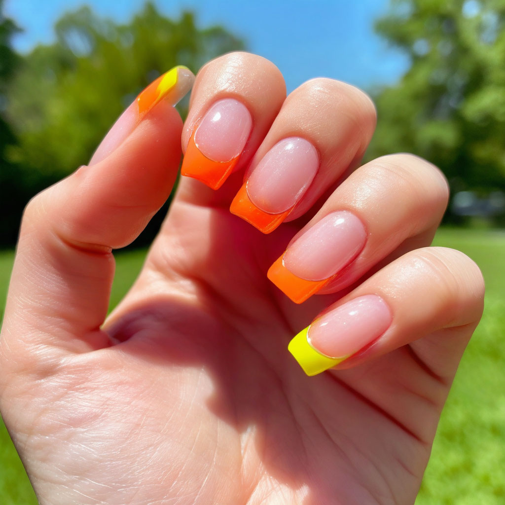 Цветной френч