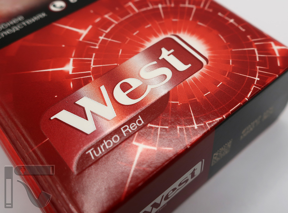 Сигареты West Turbo Red. Фото: © канал "Уголок Курильщика"