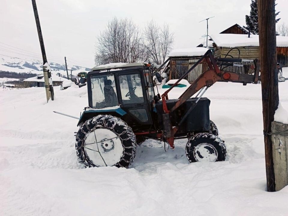    Угнанный трактор. Источник: МВД по Республике Алтай