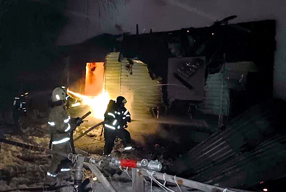    Пожар в Чалне. Фото: Олег Поляков / vk.com