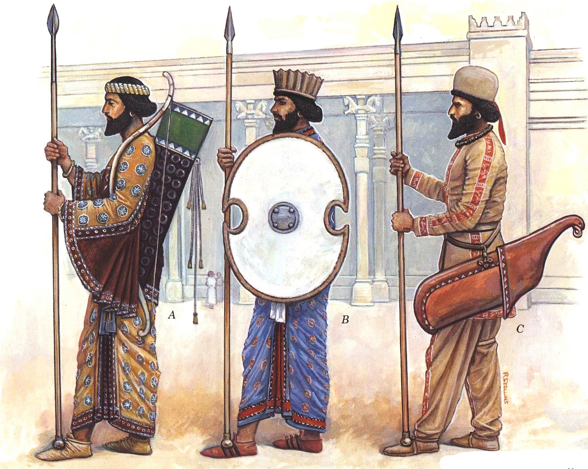 Персидские солдаты. https://za.pinterest.com/pin/347551296234031861/