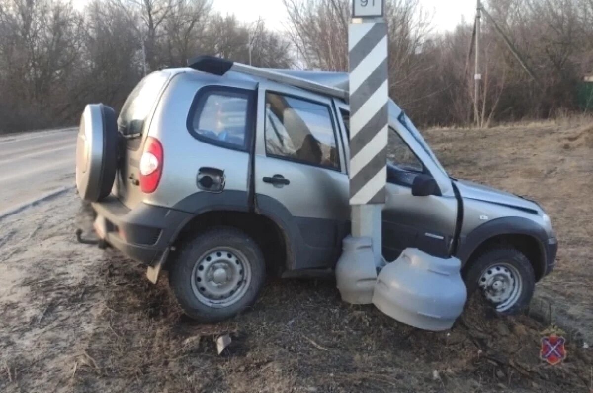    В МВД назвали причину ДТП под Волгоградом, где погиб водитель «Нивы»