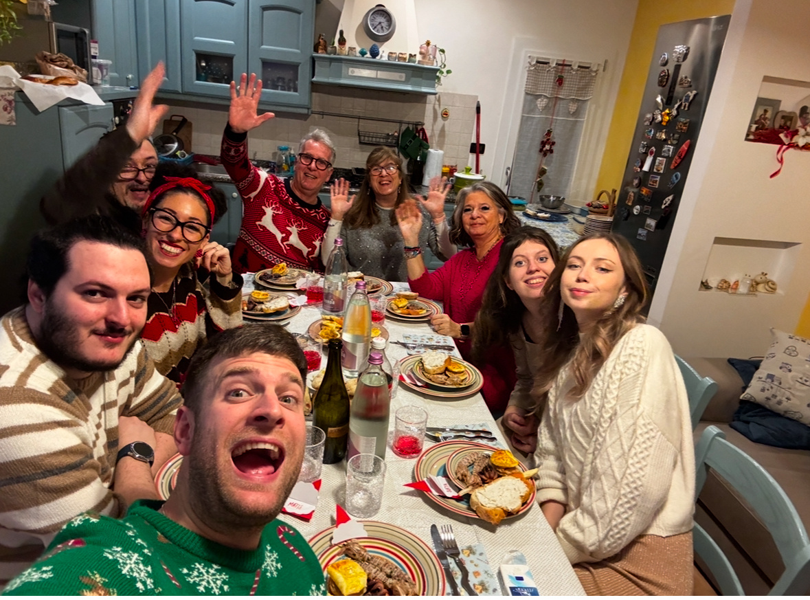 На рождественском ужине с итальянцами 