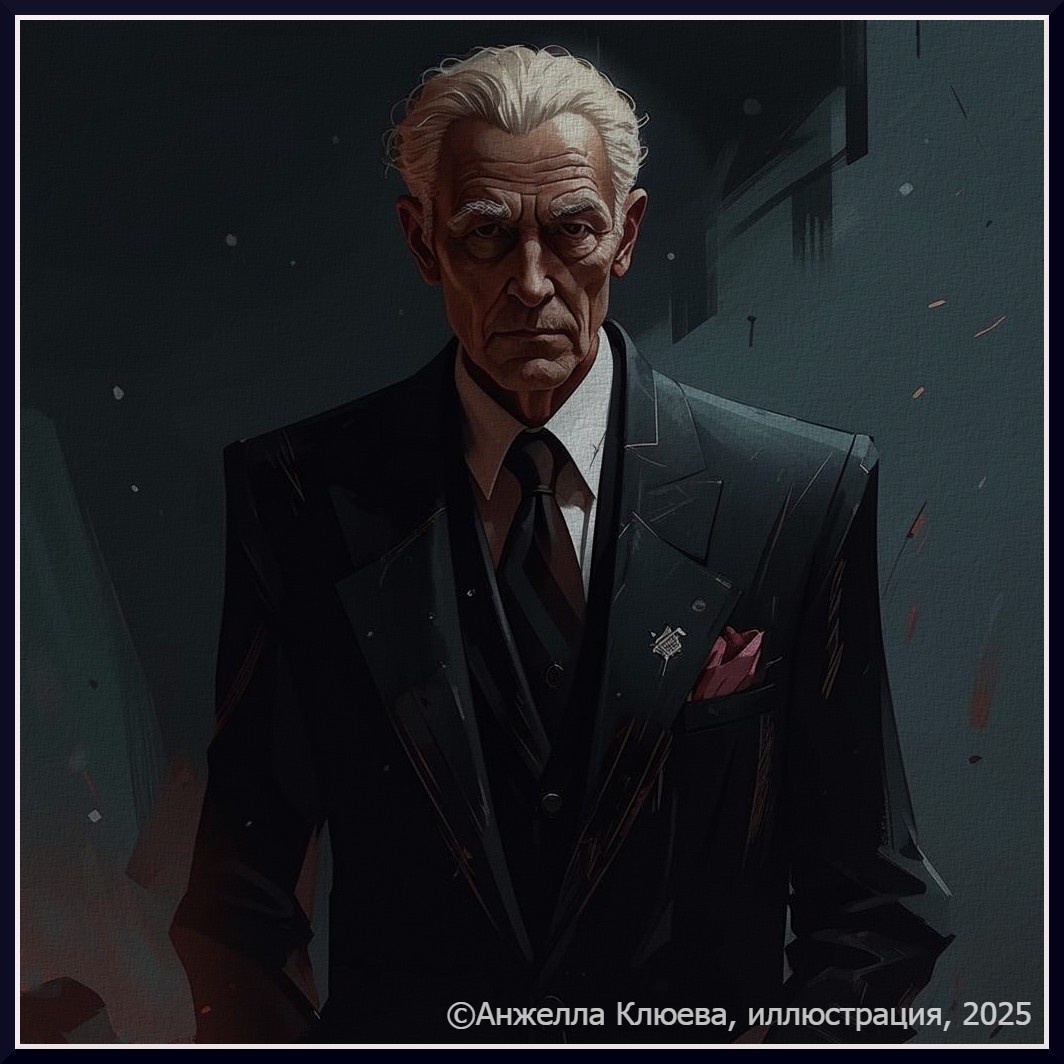 «Альфред Илл». Иллюстрация создана творческим трудом автора канала «Смородиновые очи» с помощью искусственного интеллекта – нейросети Kandinsky 3.1 и компьютерной графики. Какое-либо сходство изображения с реальными людьми является случайным.