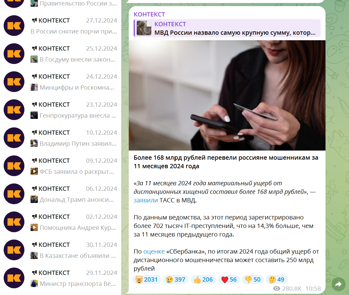 Источник - канал Контекст: https://t.me/kontext_channel/46738