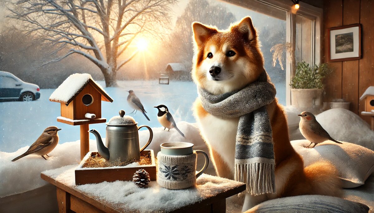 зимние картинки с животными