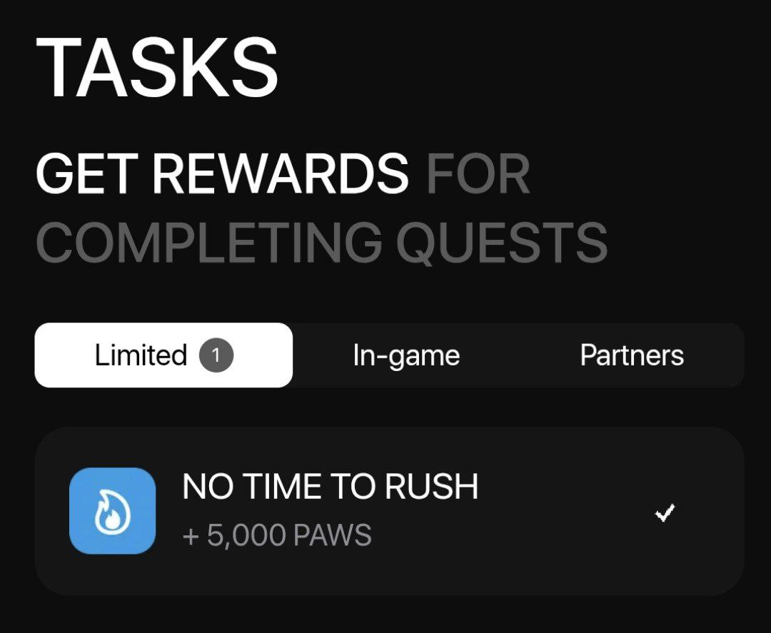 paws новое задание как выполнить?