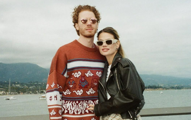 Никита Пресняков с женой