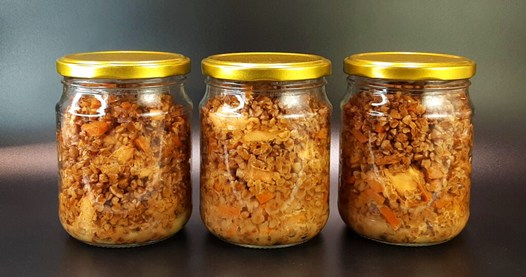 Гречка с курицей в автоклаве. 16 ужинов за 1 раз вместо одного