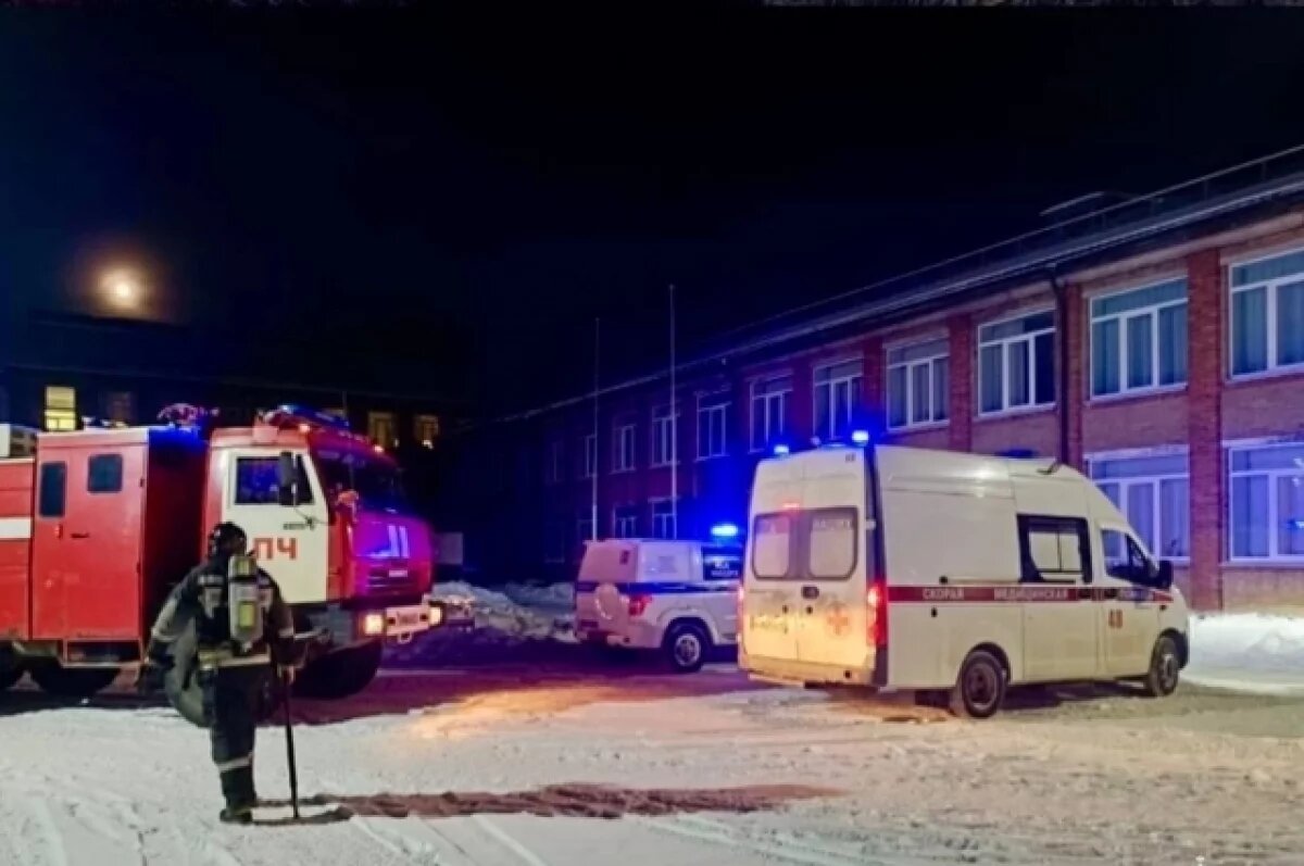    В Коми из загоревшейся школы-интерната эвакуировали 46 детей