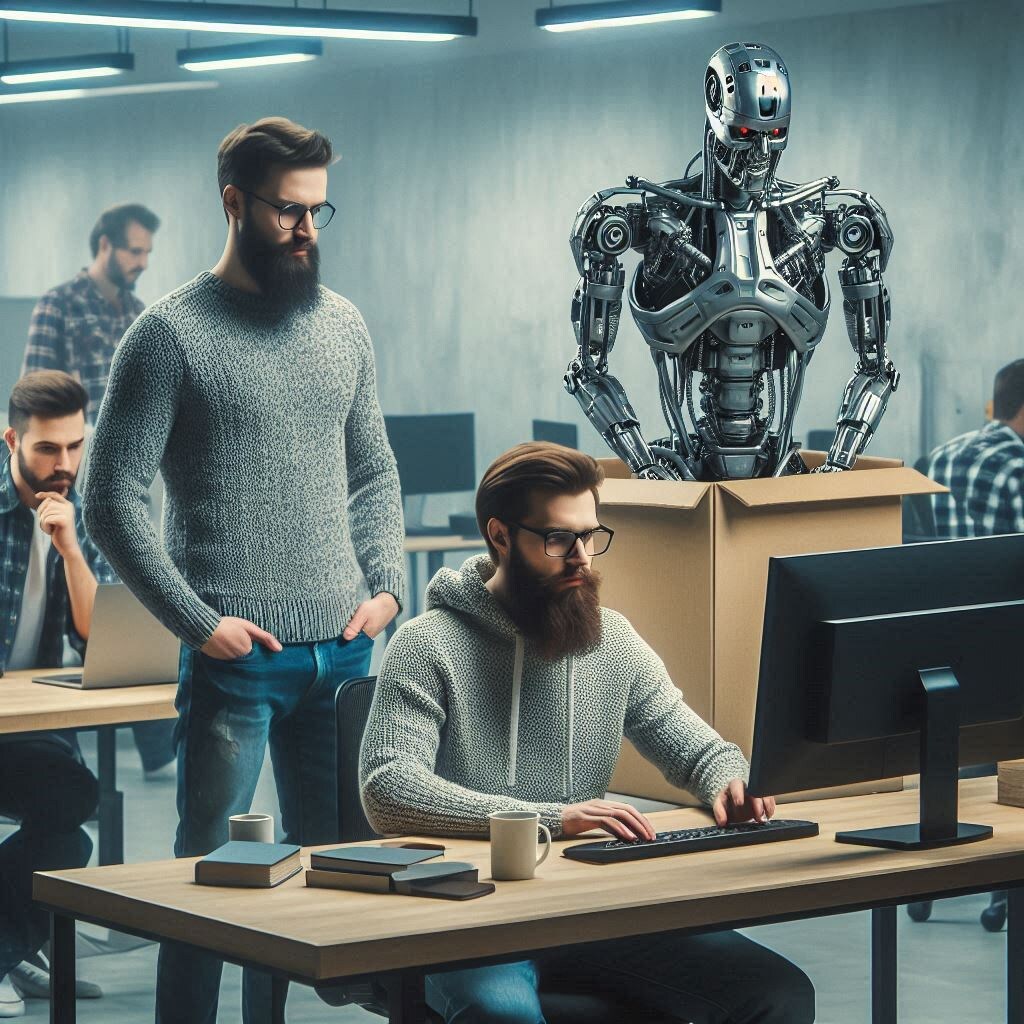 Когда ТОПы прислали своего  AI-протеже в отдел. 