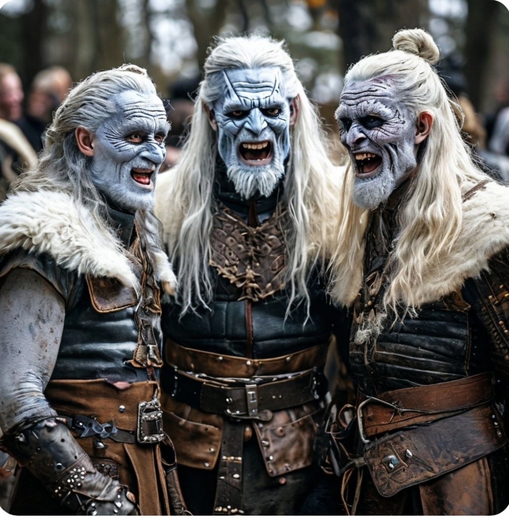 Белые ходоки. Снежок, Ледяной, Ходок с кристальной короной