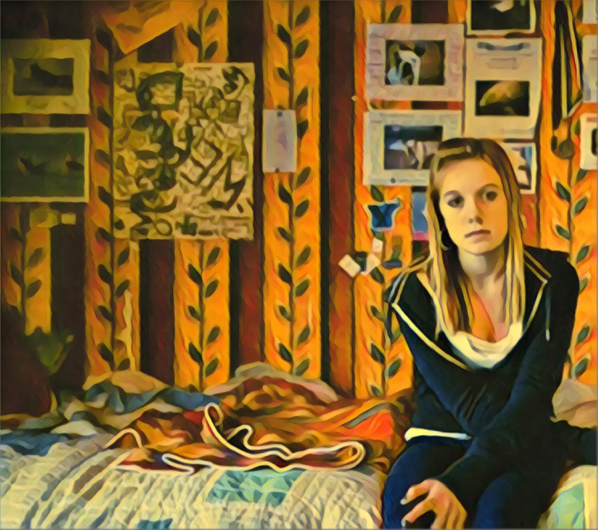 Злата опять оказалась в старенькой квартирке