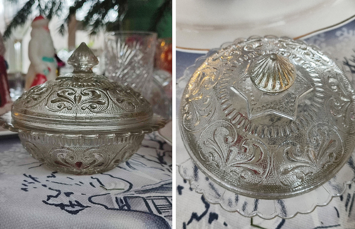 Обратите внимание, какие узоры. Однозначно, очень старенькая. 